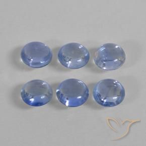 1.22 ct natürliche Helles Marineblau Saphir-Edelsteine, Runden, Transparent
