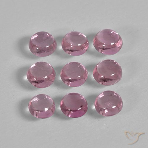 1.56ctw Natürlicher Medium Deep Pink Saphir, Runden, Transparent