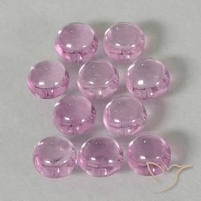 2.06 ct natürliche Sehr helles Rosa Saphir-Edelsteine, Runden, Transparent
