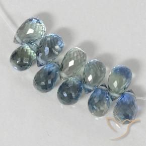 7.25 ct natürliche hellblau Saphir-Edelsteine, Briolette, VS