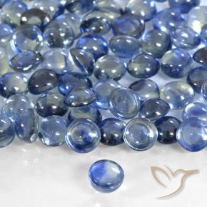 9,17 ctw natürlicher tiefblau Saphir, Runden, Transparent