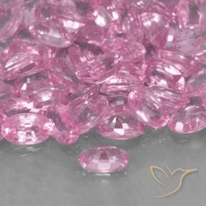 9,17 ctw natürlicher pink Saphir, Oval, VVS-VS