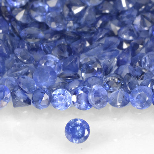 9,17 ctw natürlicher Pastellblau Saphir, Runden, VS