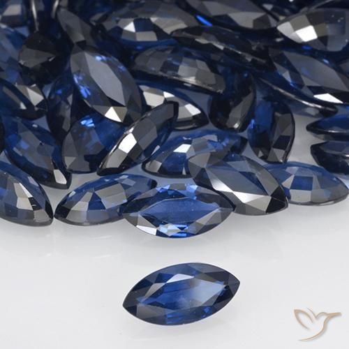9,17 ctw natürlicher Navy blau Saphir, Marquise, VVS-VS