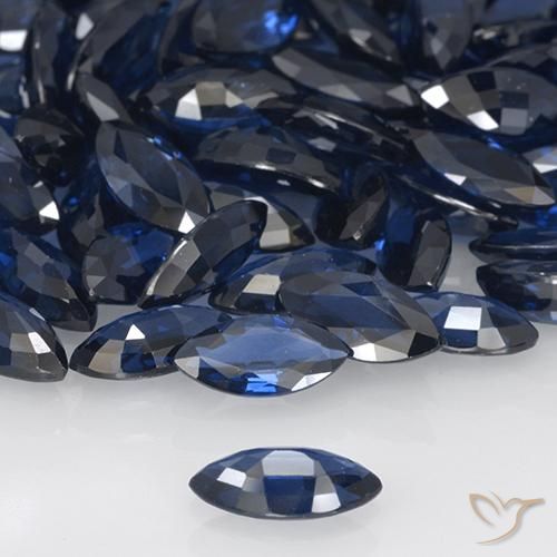 9,17 ctw natürlicher Navy blau Saphir, Marquise, VVS-VS