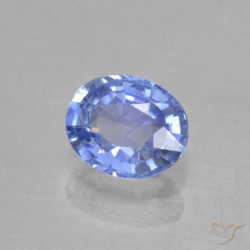 9,17 ctw natürlicher Pastellblau Saphir, Oval, VVS-VS