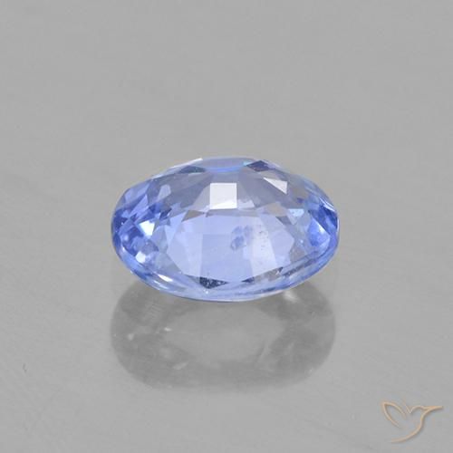 9,17 ctw natürlicher hellblau Saphir, Oval, VVS-VS