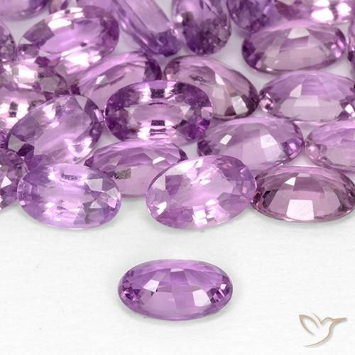 9,17 ctw natürlicher Mittleres Rosa-Lila Saphir, Oval, VVS-VS
