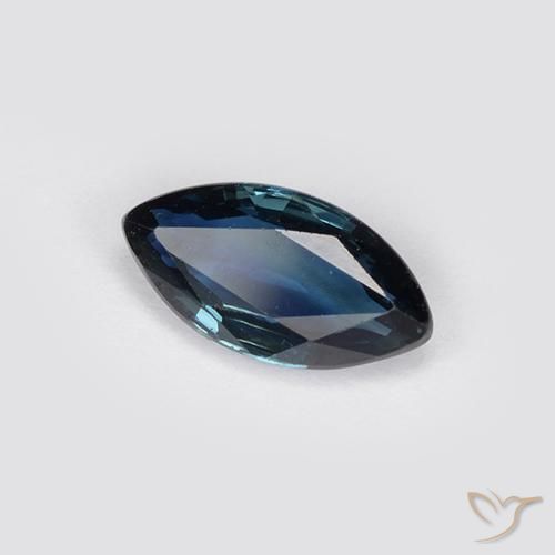 9,17 ctw natürlicher Tiefes Marineblau Saphir, Marquise, VS