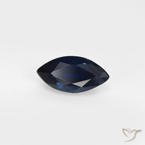 9,17 ctw natürlicher dunkelblau Saphir, Marquise, VVS-VS