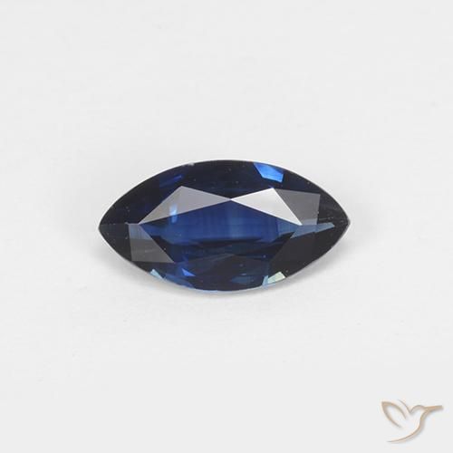 9,17 ctw natürlicher Navy blau Saphir, Marquise, VVS-VS