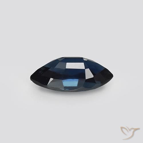 9,17 ctw natürlicher Schwarz Blau Saphir, Marquise, VVS-VS