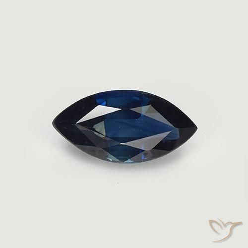 1.03ct Natürlicher Nachtblau Saphir, Marquise, VVS-VS