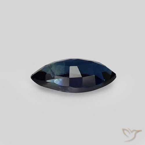 9,17 ctw natürlicher dunkelblau Saphir, Marquise, VS