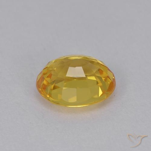 9,17 ctw natürlicher Golden Saphir, Oval, VVS