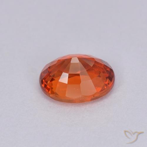 9,17 ctw natürlicher Leuchtendes Purpurrot Saphir, Oval, VVS