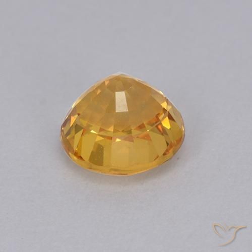 9,17 ctw natürlicher Golden Saphir, Runden, VVS