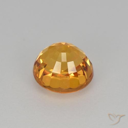 9,17 ctw natürlicher Golden Saphir, Runden, VVS