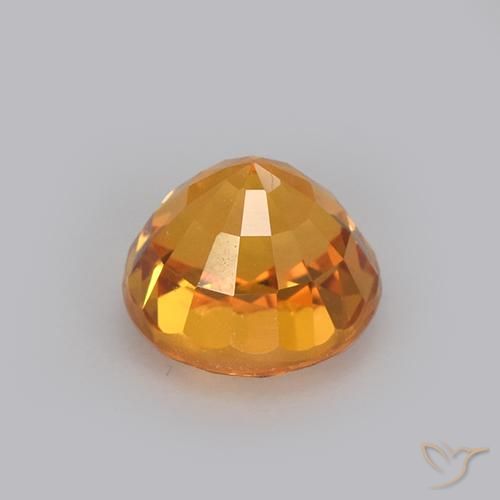 9,17 ctw natürlicher Golden Saphir, Runden, VVS
