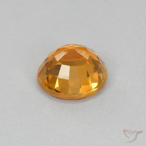9,17 ctw natürlicher Mittelorange Saphir, Runden, VVS