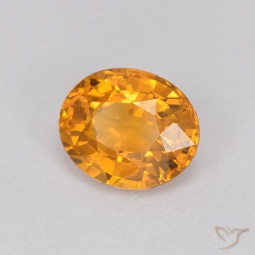 9,17 ctw natürlicher Golden Saphir, Oval, VVS