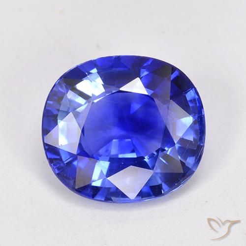 4.14ct Natürlicher Kornblumenblau Saphir, Oval, VS