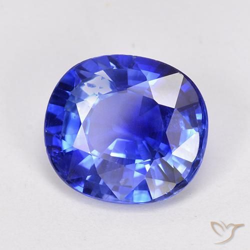 9,17 ctw natürlicher Kornblumenblau Saphir, Oval, VS