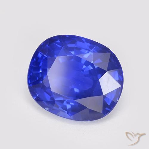 9,17 ctw natürlicher Kornblumenblau Saphir, Oval, VS