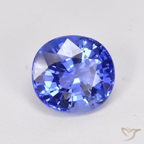 9,17 ctw natürlicher Helles Kornblumenblau Saphir, Oval, VS