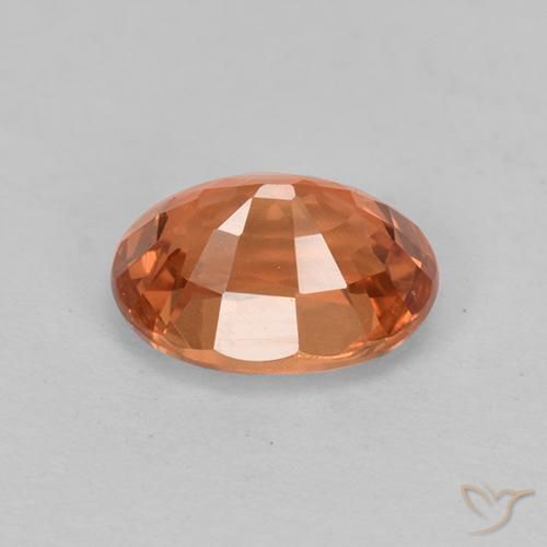 9,17 ctw natürlicher Warme Aprikosenorange Saphir, Oval, VVS