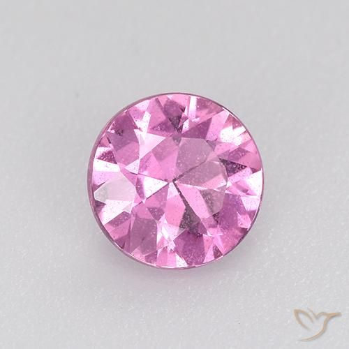 9,17 ctw natürlicher Purpur Rosa Saphir, Runden, VS