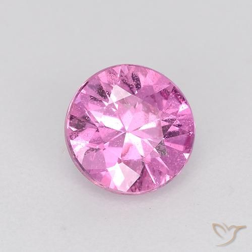 9,17 ctw natürlicher Purpur Rosa Saphir, Runden, VS
