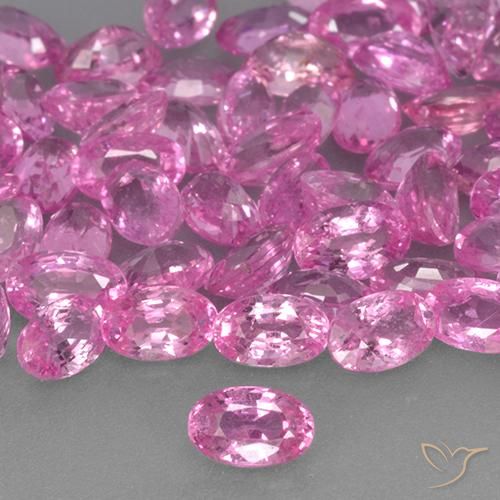 0.31ct Natürlicher Mittelrosa Saphir, Oval, VS