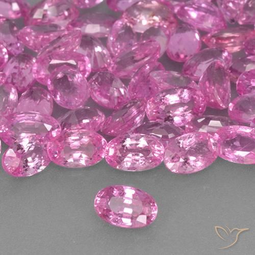 9,17 ctw natürlicher Mittelrosa Saphir, Oval, VS