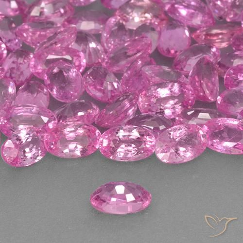 9,17 ctw natürlicher Mittelrosa Saphir, Oval, VS