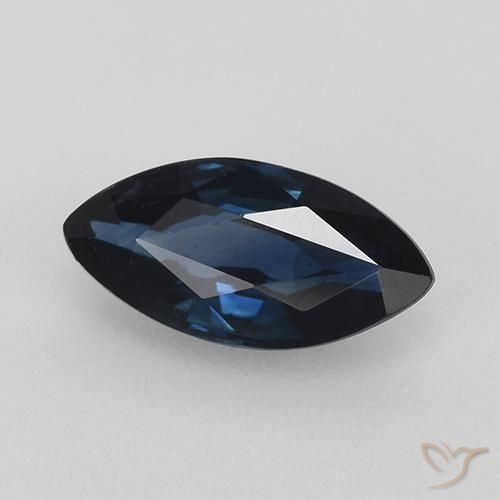 9,17 ctw natürlicher dunkelblau Saphir, Marquise, VVS-VS