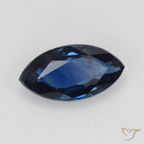 9,17 ctw natürlicher Navy blau Saphir, Marquise, VVS-VS
