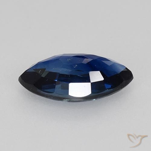 9,17 ctw natürlicher dunkelblau Saphir, Marquise, VVS-VS