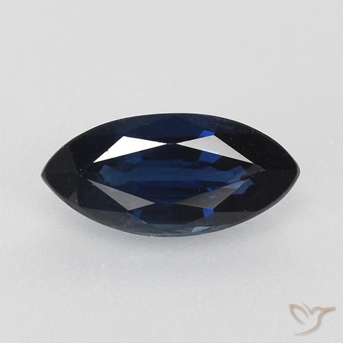 0.73ct Natürlicher Dämmerungsblau Saphir, Marquise, VVS-VS