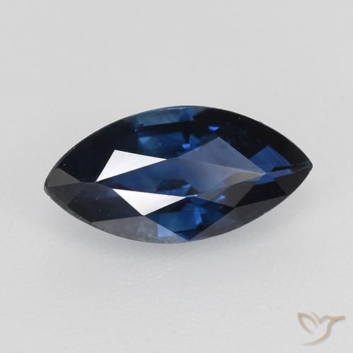 9,17 ctw natürlicher Dämmerungsblau Saphir, Marquise, VVS-VS