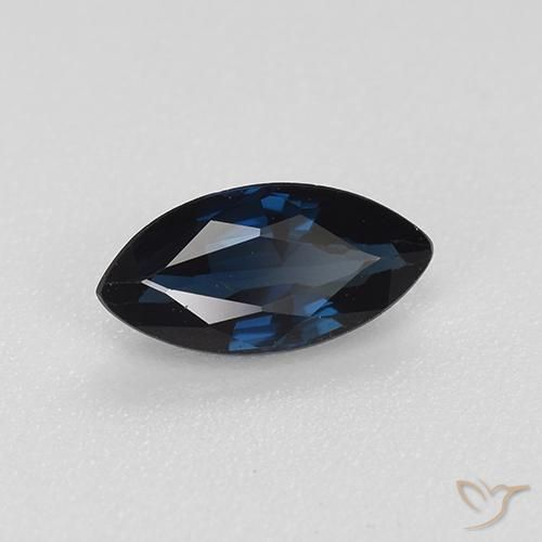 9,17 ctw natürlicher dunkelblau Saphir, Marquise, VVS-VS