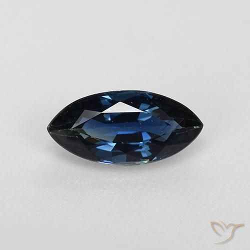 0.75ct Natürlicher dunkelblau Saphir, Marquise, VVS-VS