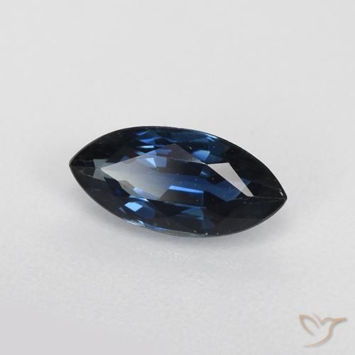9,17 ctw natürlicher dunkelblau Saphir, Marquise, VVS-VS