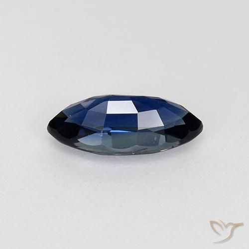 9,17 ctw natürlicher dunkelblau Saphir, Marquise, VVS-VS