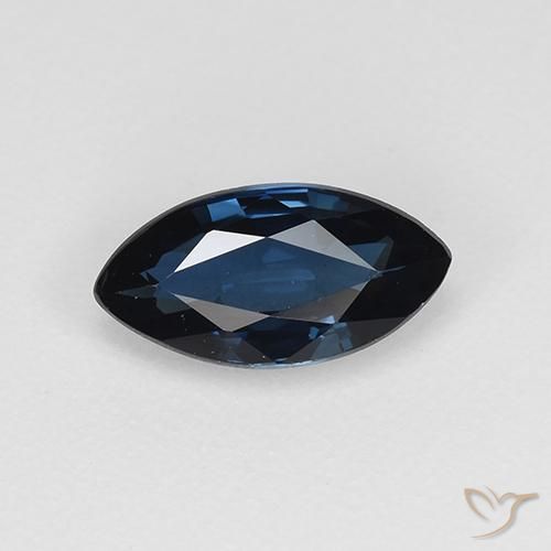 0.84ct Natürlicher dunkelblau Saphir, Marquise, VVS-VS