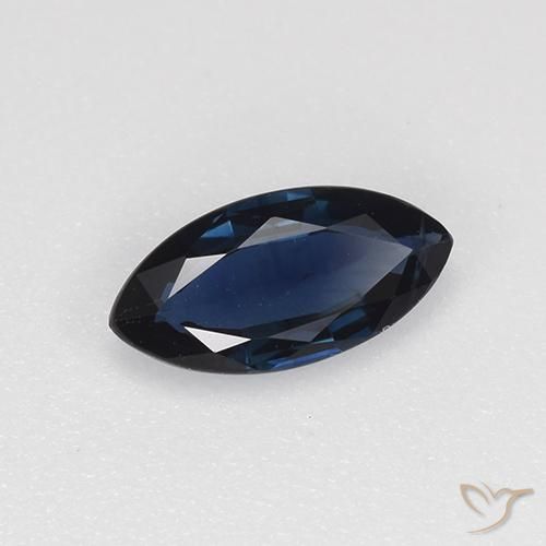 9,17 ctw natürlicher Mitternachtsblau Saphir, Marquise, VVS-VS