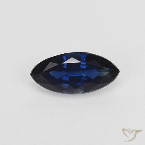 0.64ct Natürlicher Dämmerungsblau Saphir, Marquise, VVS-VS