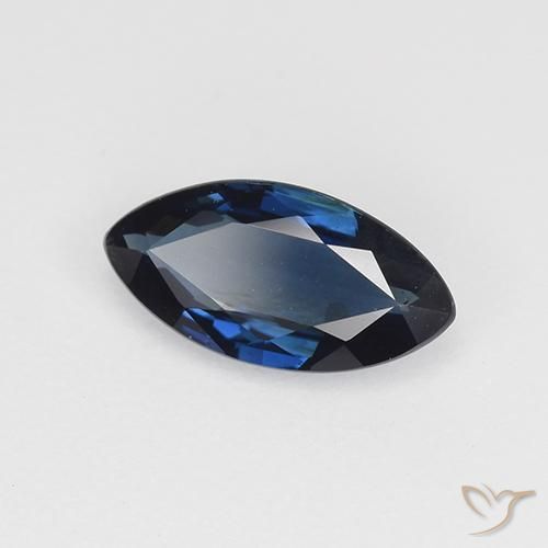 9,17 ctw natürlicher Mitternachtsblau Saphir, Marquise, VVS-VS
