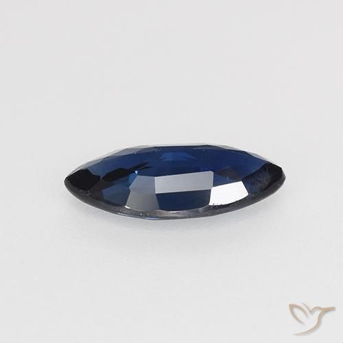 9,17 ctw natürlicher Mitternachtsblau Saphir, Marquise, VVS-VS