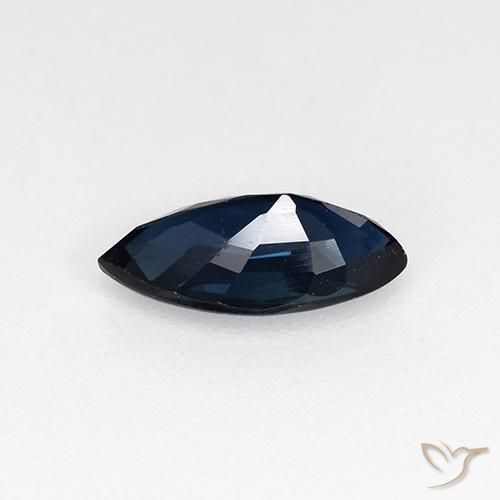 9,17 ctw natürlicher dunkelblau Saphir, Marquise, VVS-VS